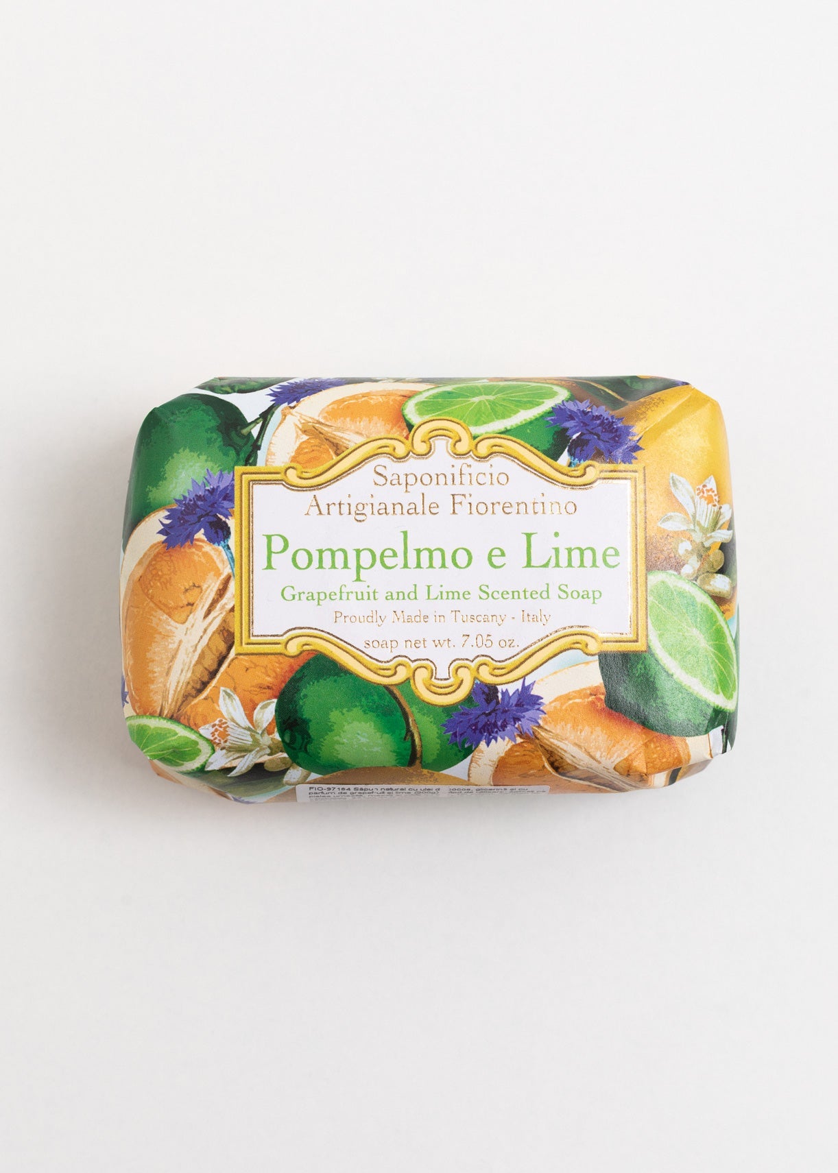 Săpun Natural Fiorentino Grapefruit și Lime-Handmade