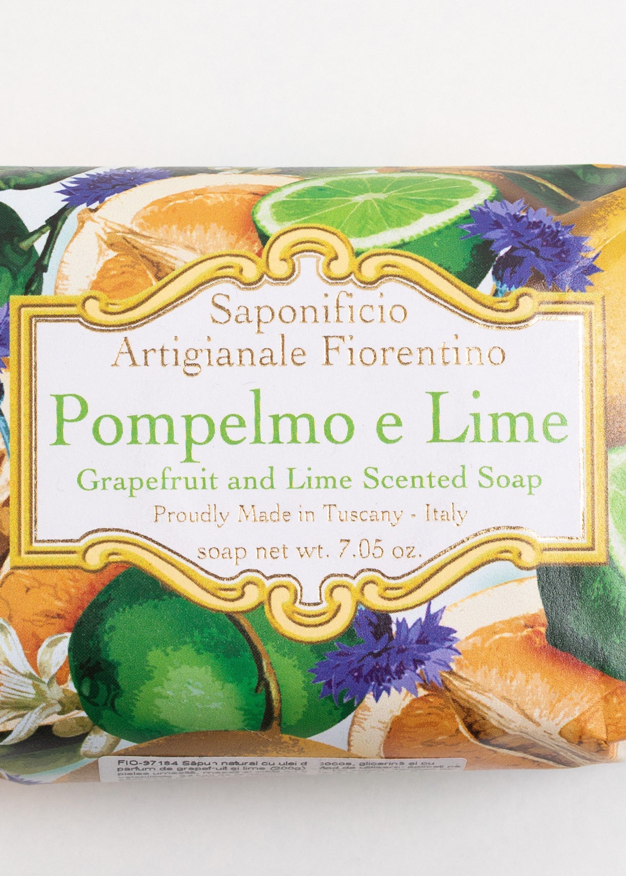 Săpun Natural Fiorentino Grapefruit și Lime-Handmade